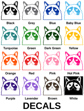 Grumpy Cat Decals